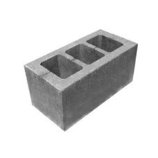 Шлакоблок 390х190х190мм