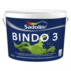 Фарба інтер'єрна латексна водоемульсійна Sadolin Bindo 3 WO мат білий 5 л