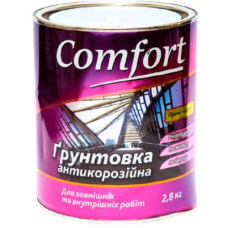 КОМФОРТ Грунт ГФ-021 СІРИЙ 2.8 кг